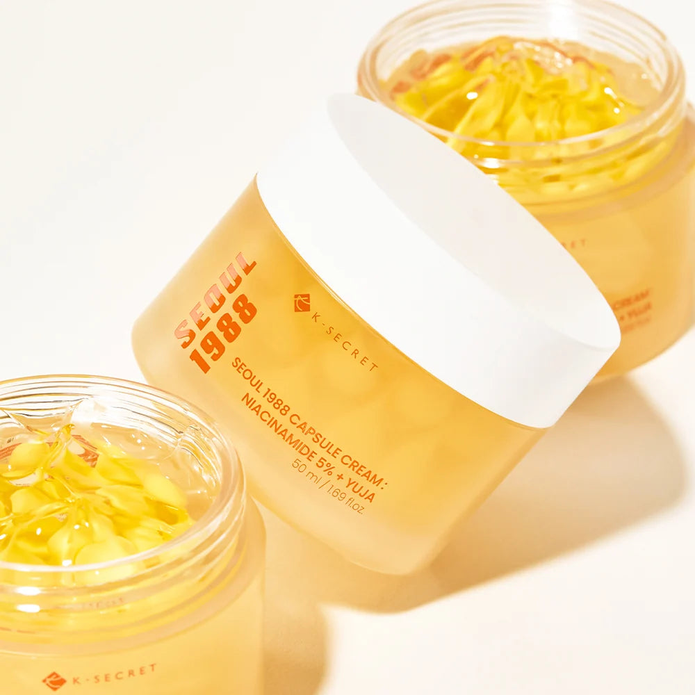 K-Secret Capsule Cream: Niacinamide 5% + Yuja
