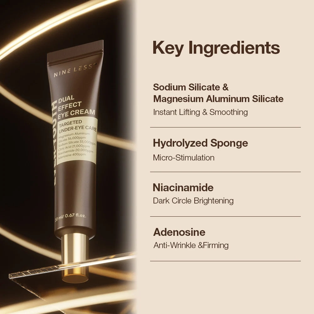 Nine Less Ever-Youth Dual Effect Eye Cream