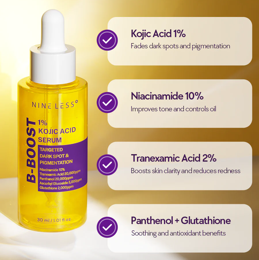 Nine Less B-Boost 1% Kojic Acid Serum