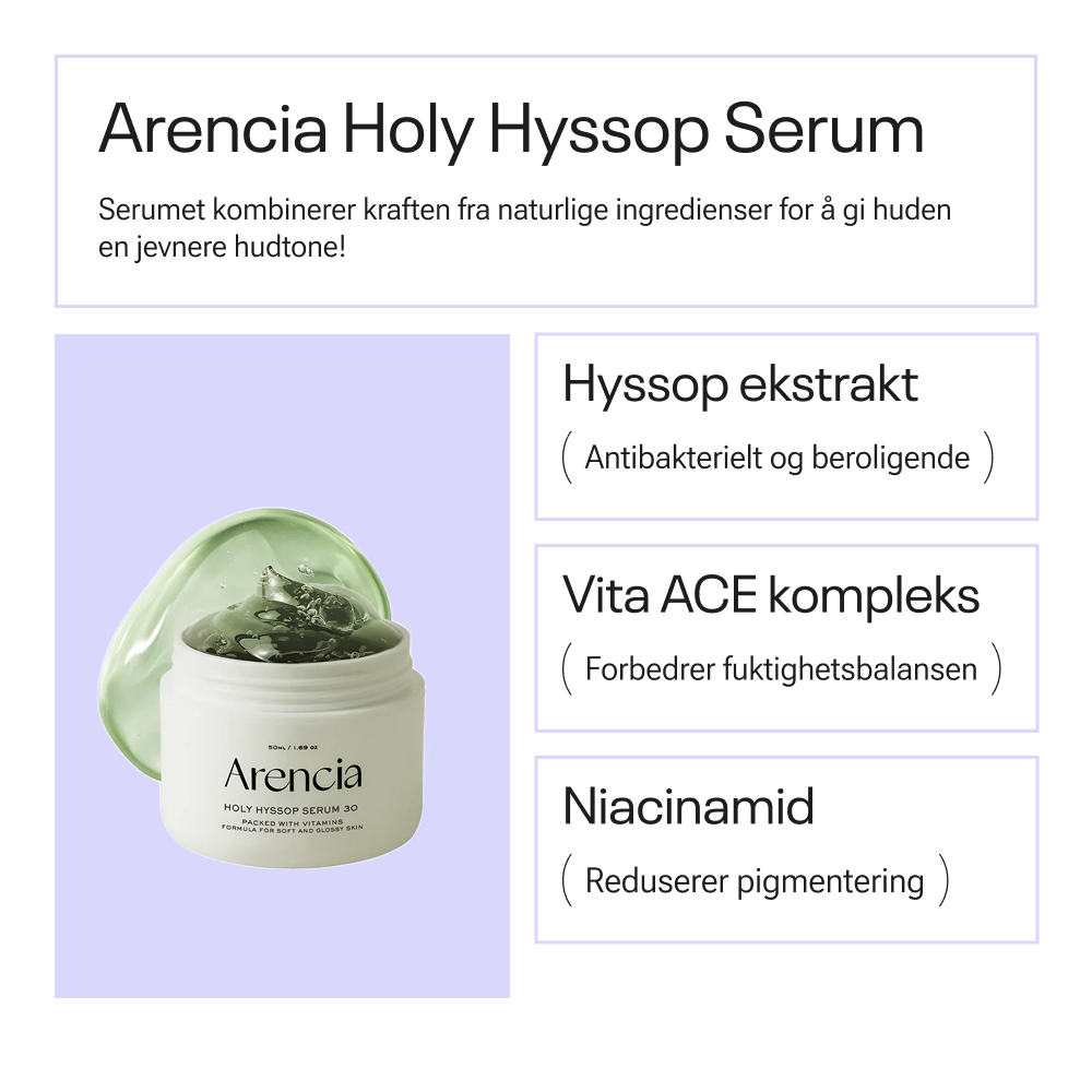 Arencia Holy Hyssop Serum 30 50g