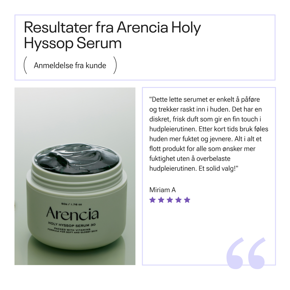 Arencia Holy Hyssop Serum 30 50g