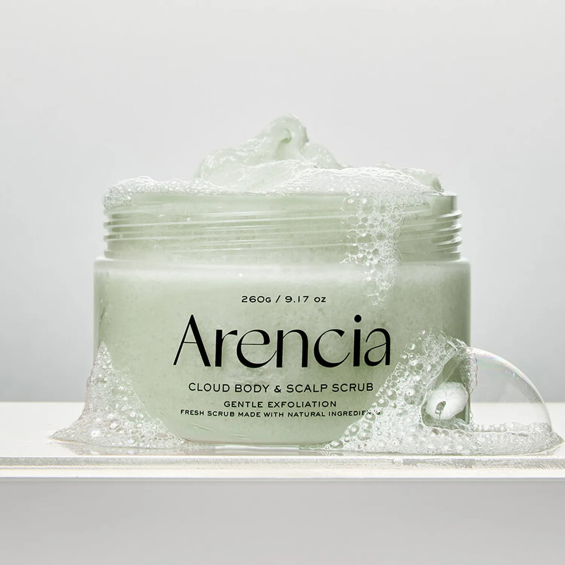 Arencia Fresh Cloud Body & Scalp Scrub Geranium & Primrose 260g