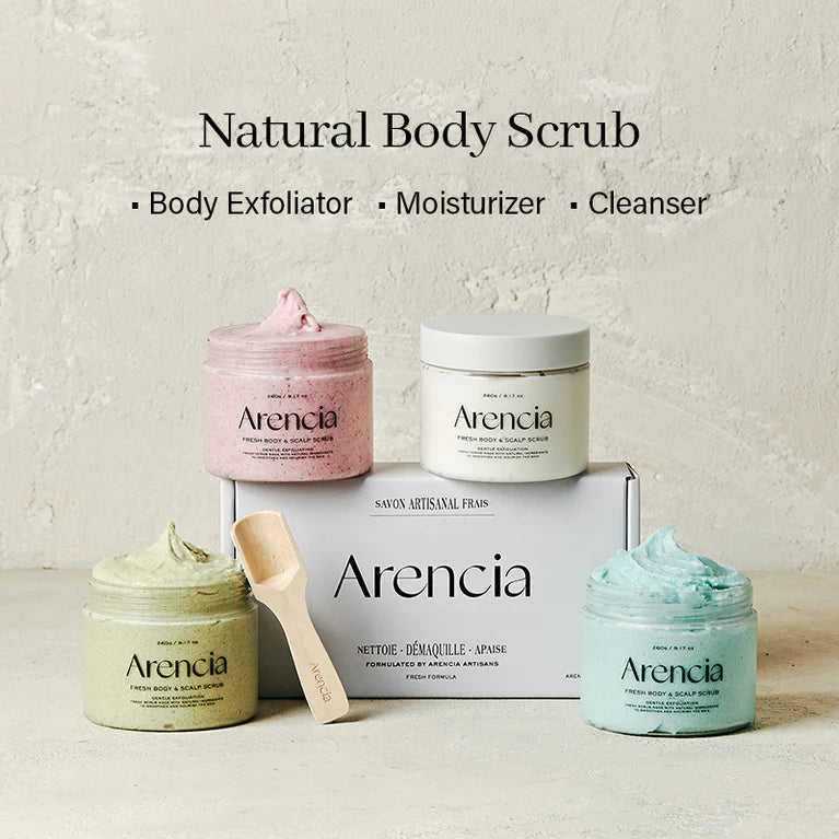 Arencia Fresh Cloud Body & Scalp Scrub White Tea & Neroli 260g