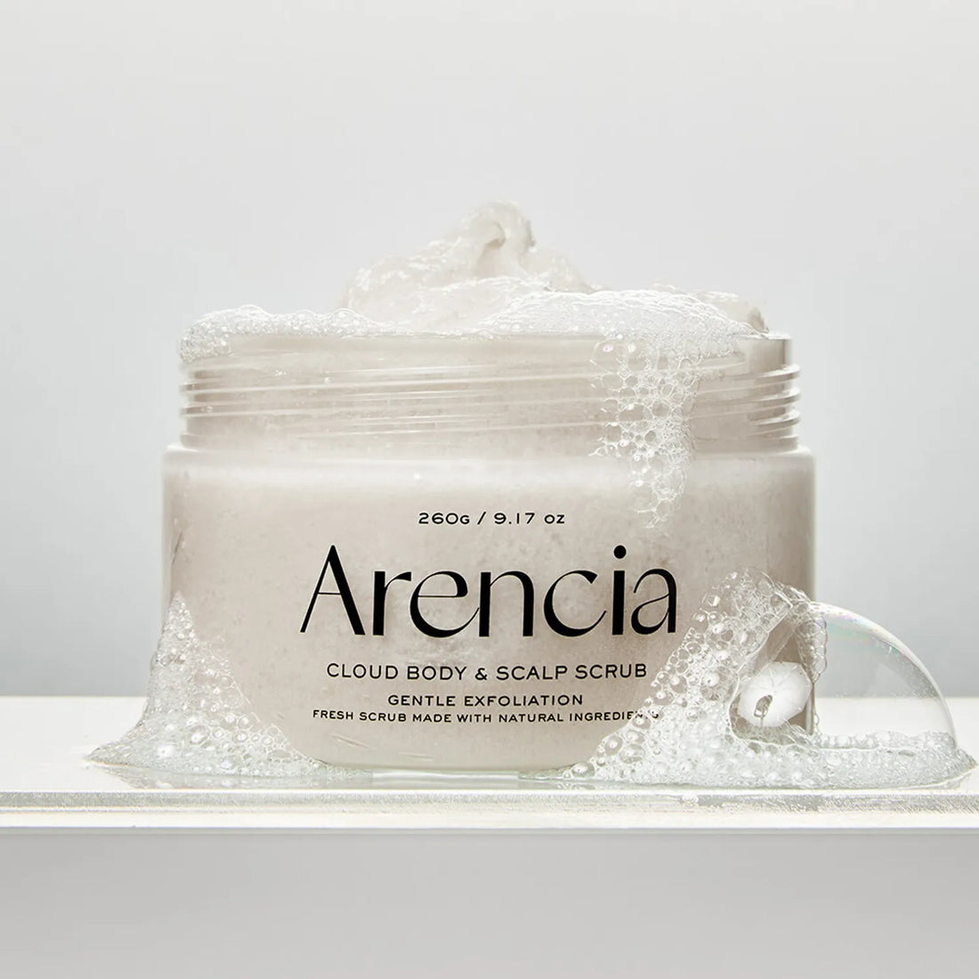 Arencia Fresh Cloud Body & Scalp Scrub White Tea & Neroli 260g