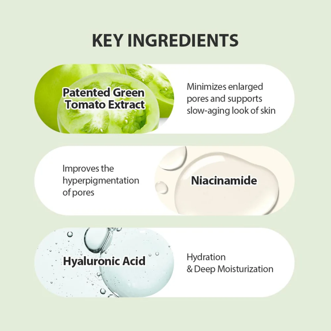 Sungboon Green Tomato Pore Lifting Ampoule+