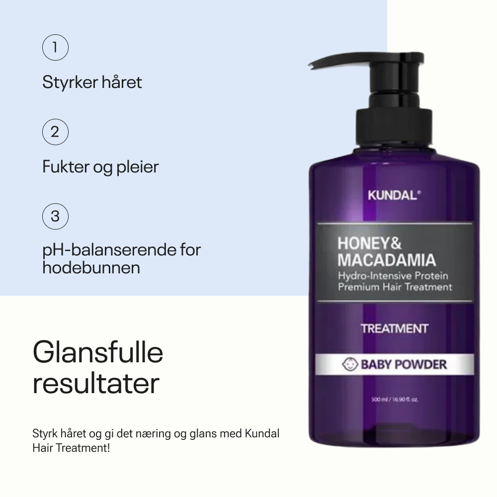 Kundal Honey & Macadamia Nature Treatment Baby Powder 500ml
