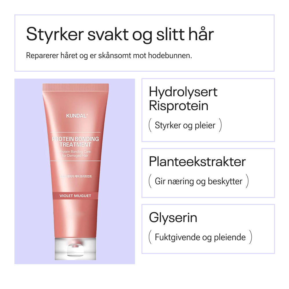 Kundal Protein Bonding Care Treatment - Violet Muguet