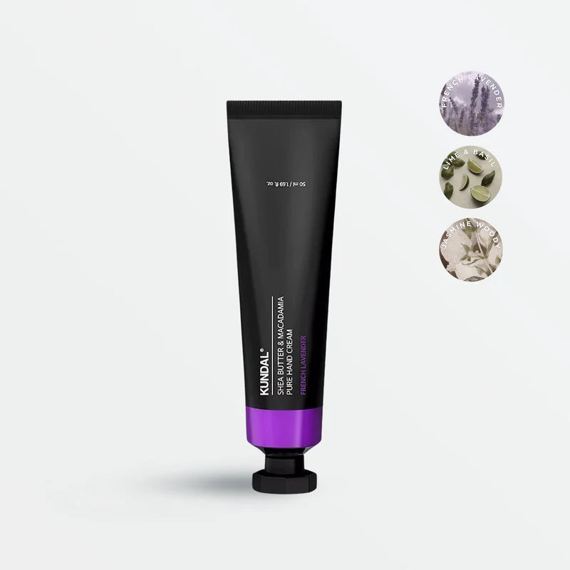Kundal Shea Butter & Macadamia Pure Hand Cream - French Lavender