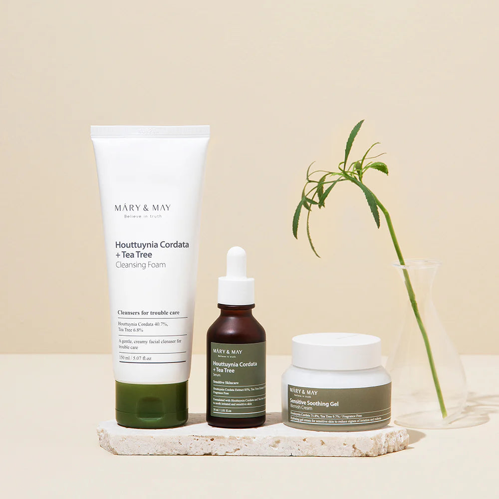 Mary & May Houttuynia Cordata + Tea Tree Cleansing Foam 150ml