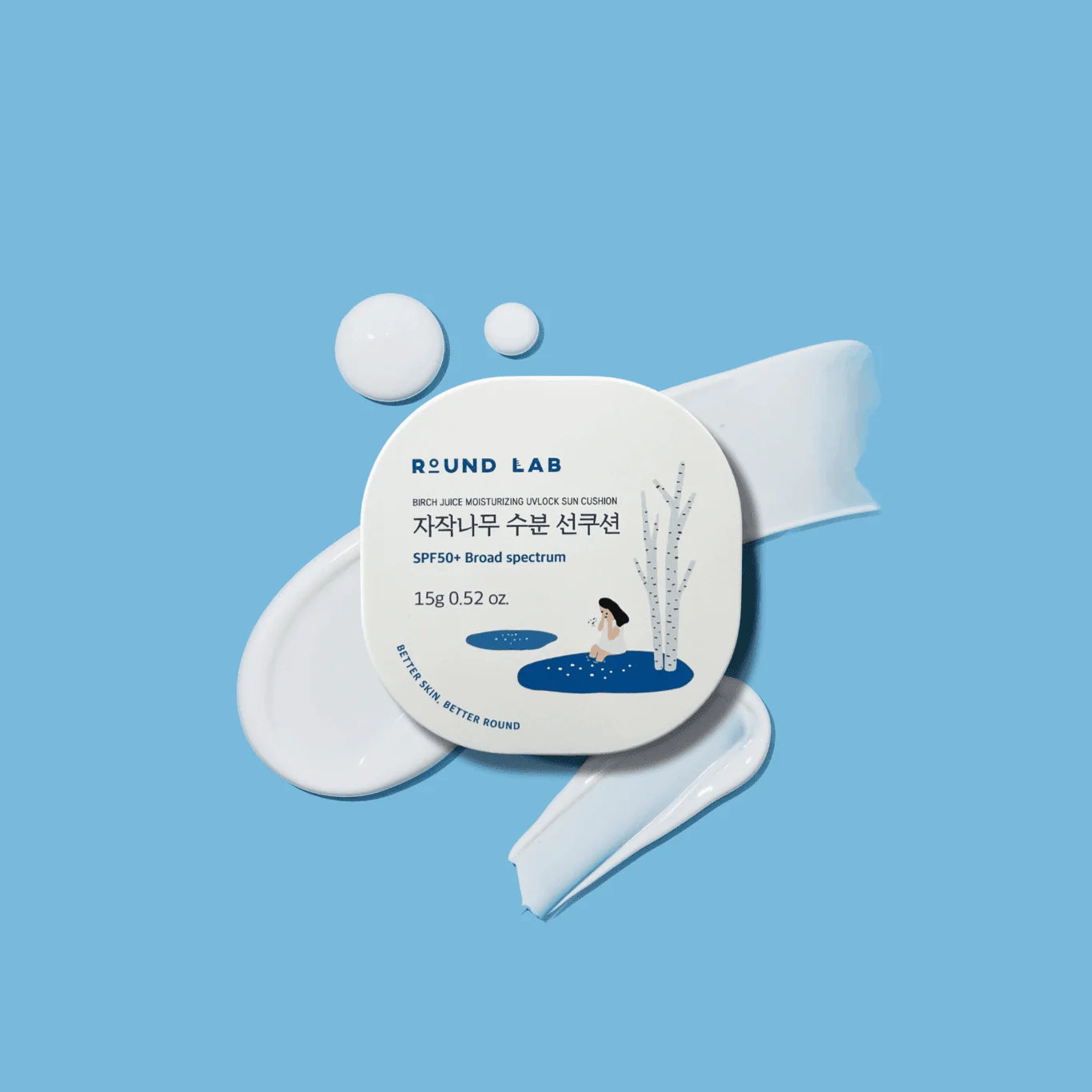 Round Lab Birch Juice Moisturizing Sun Cushion
