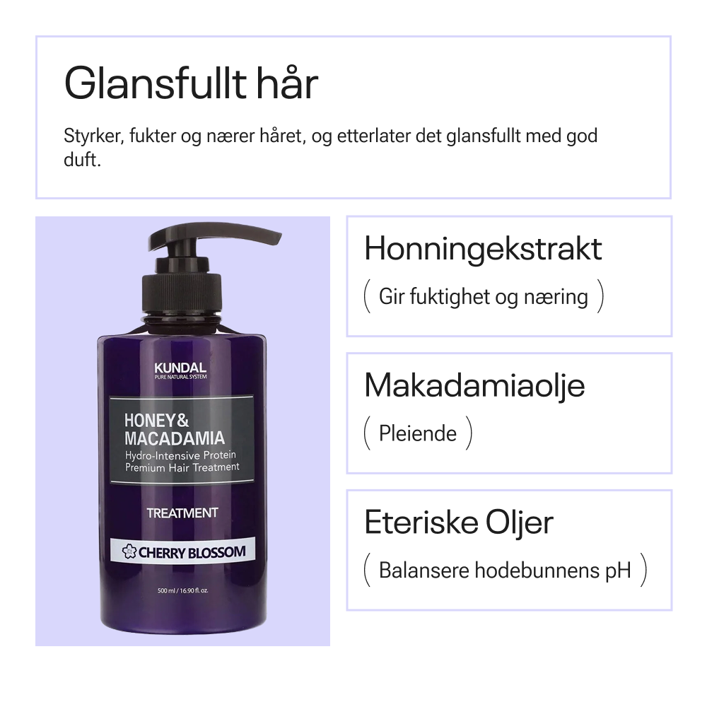 Kundal Honey & Macadamia Treatment Cherry Blossom 500ml