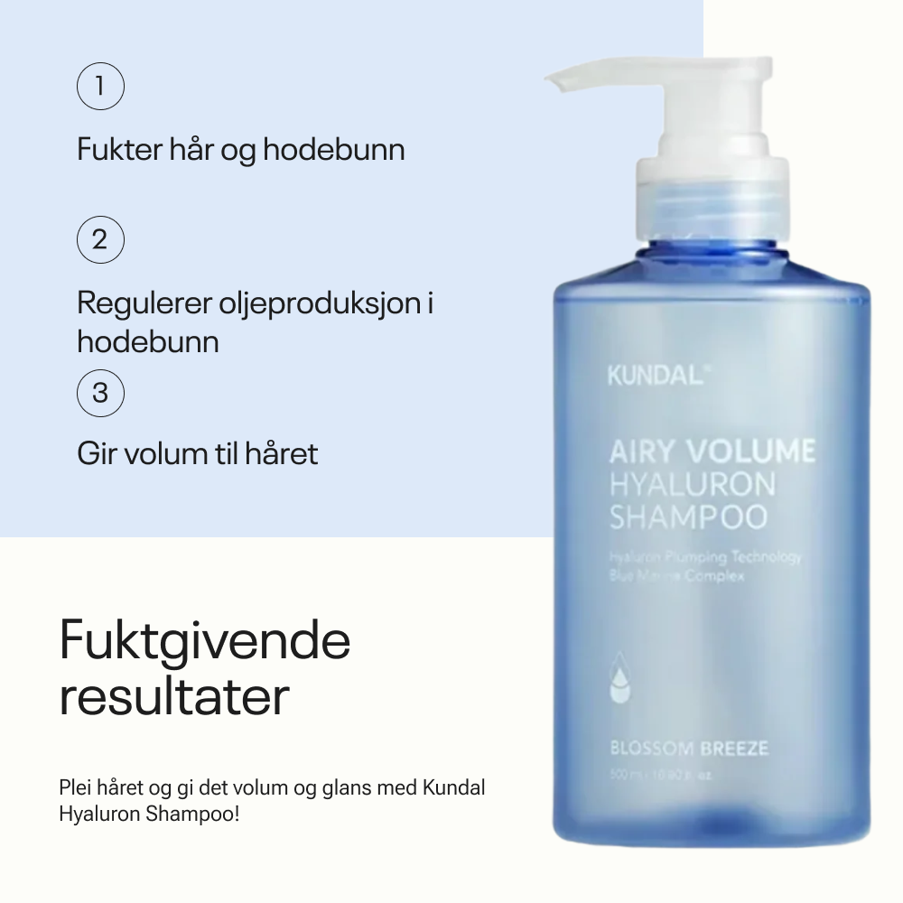 Kundal Hyaluron Airy Volume Shampoo - Blossom Breeze