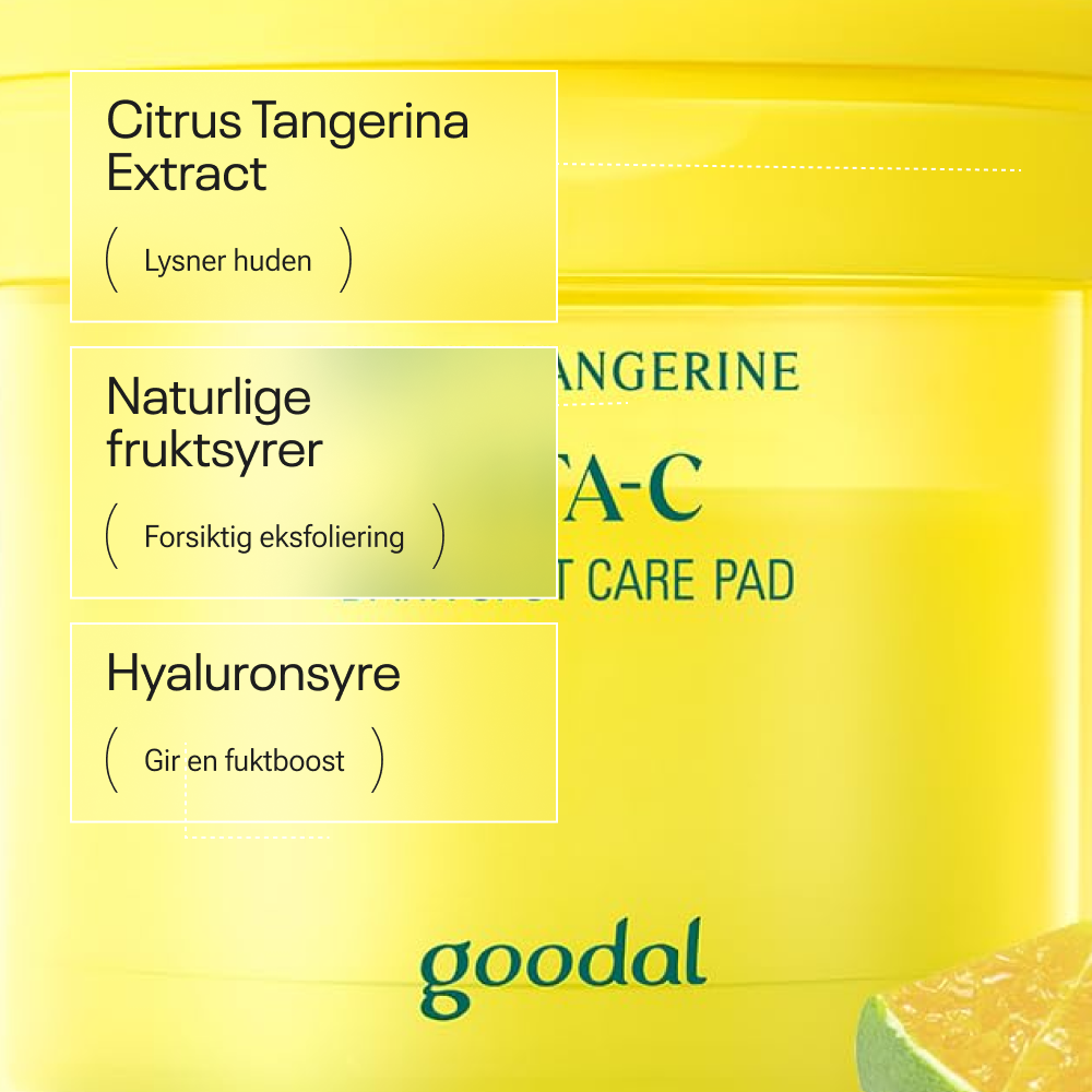 Goodal Green Tangerine Vita-C Dark Spot Care Pad