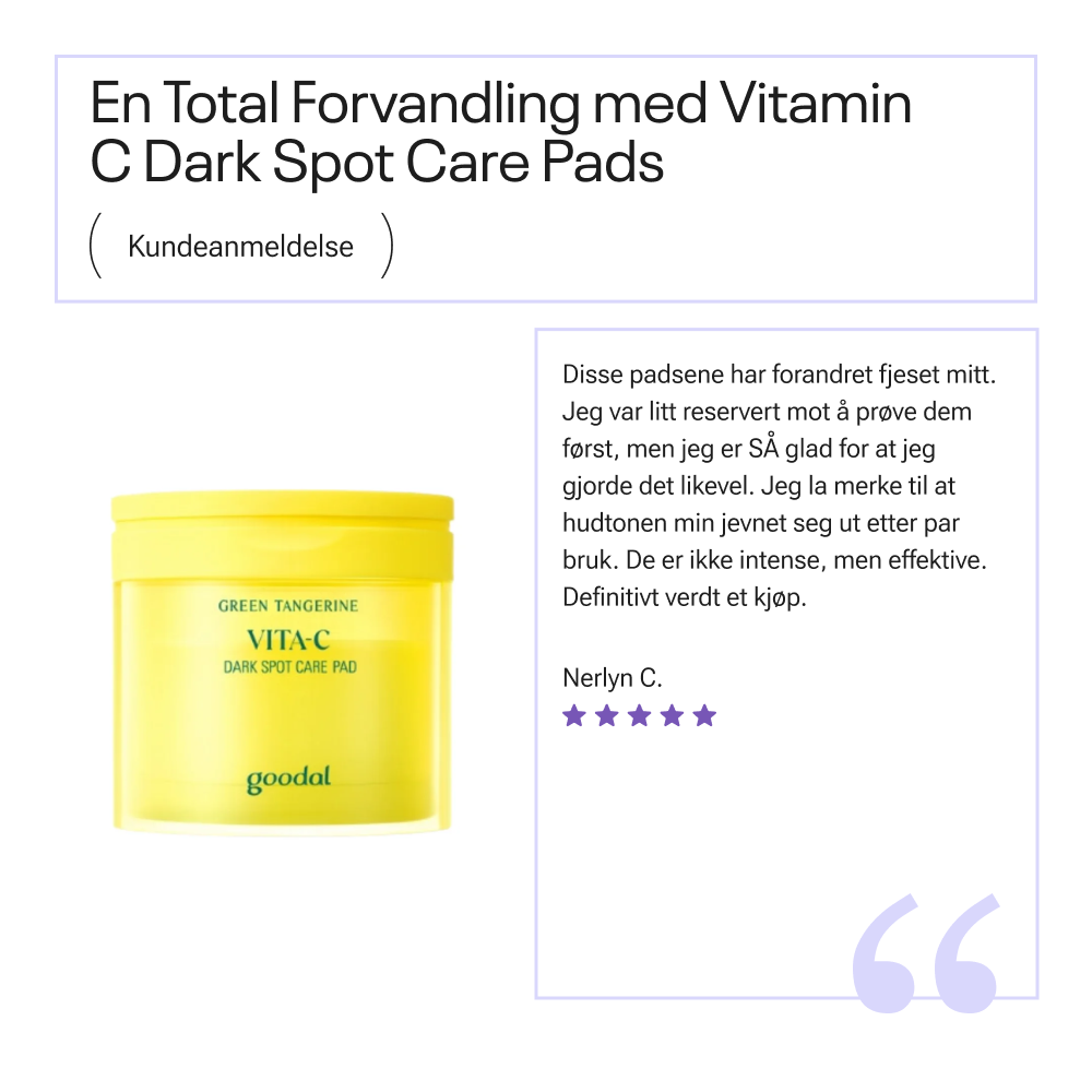 Goodal Green Tangerine Vita-C Dark Spot Care Pad