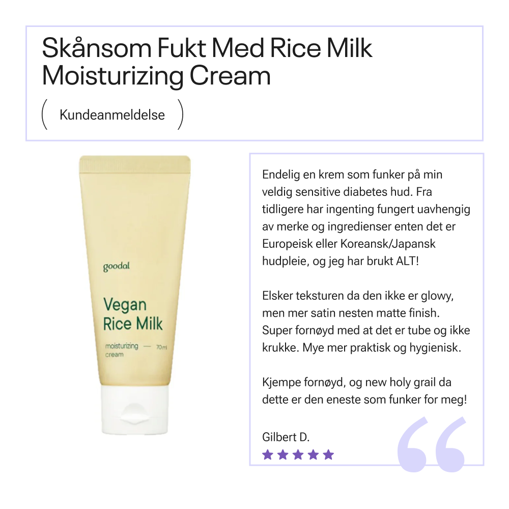 Goodal Vegan Rice Milk Moisturizing Cream