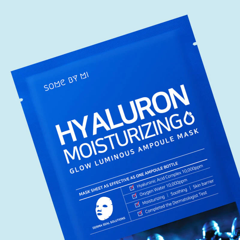 Some By Mi Hyaluron Moisturizing Glow Luminous Ampoule Mask 1ea