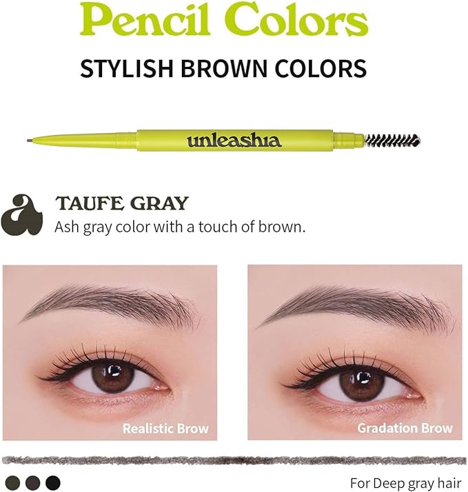 Unleashia Shaper Defining Eyebrow Pencil No.3 Taupe Gray