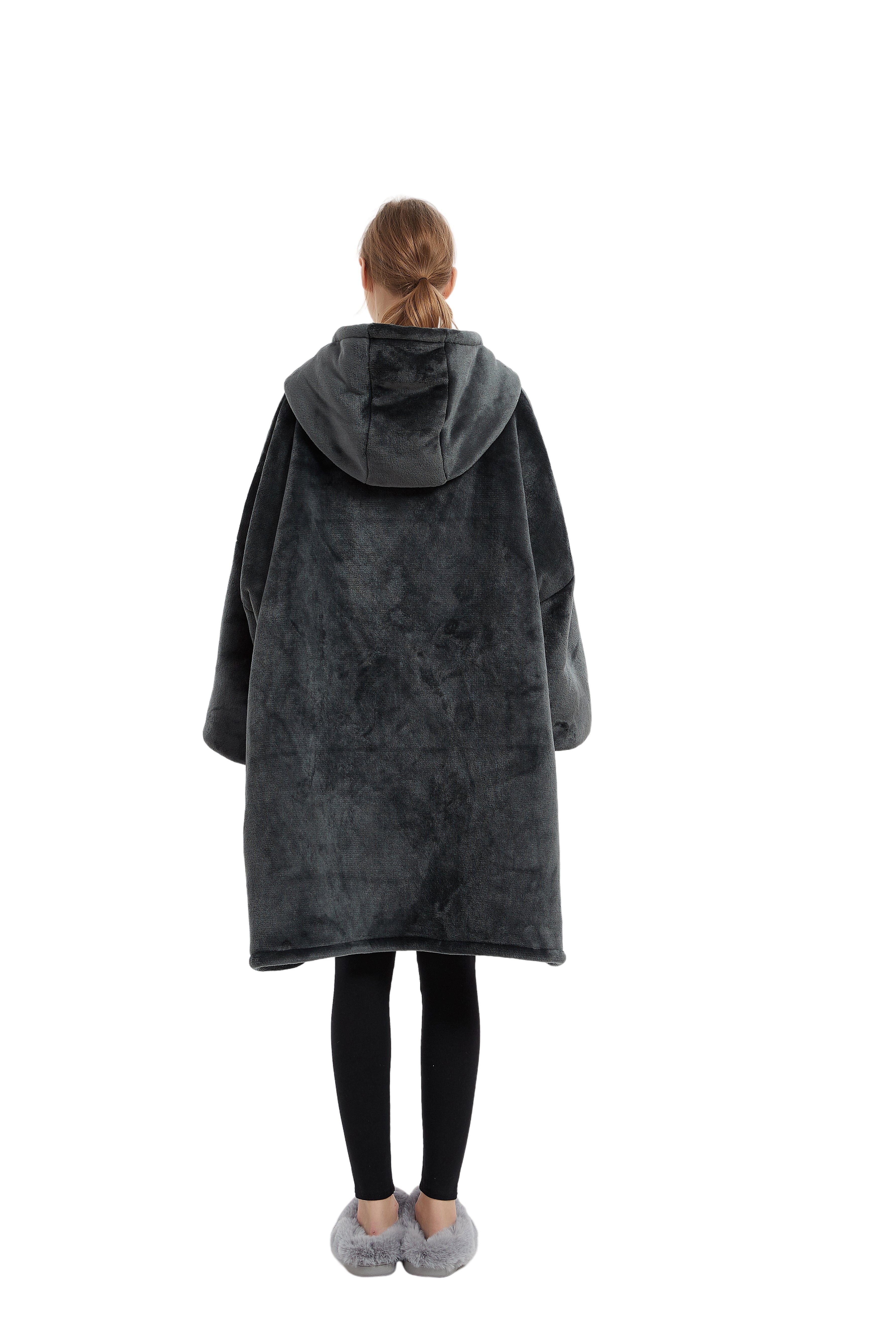 Beauty Mall Kosegenser I Flanell – Svart