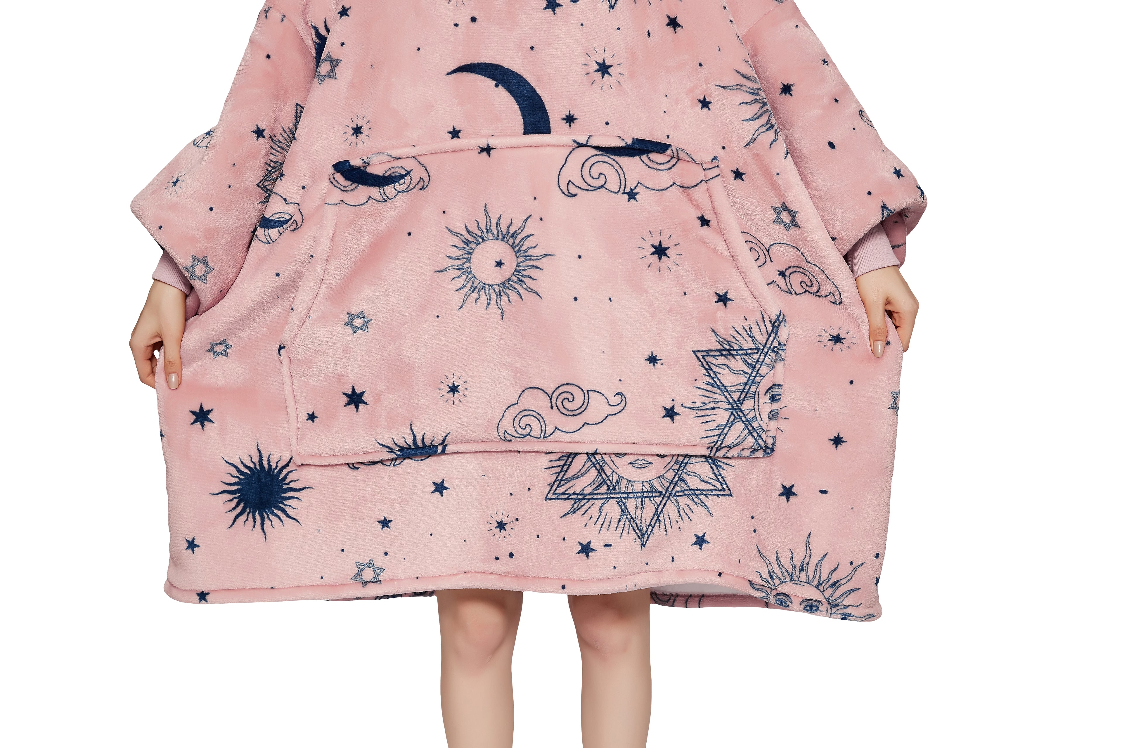 Beauty Mall Kosegenser I Flanell- Rosa Med Motiv