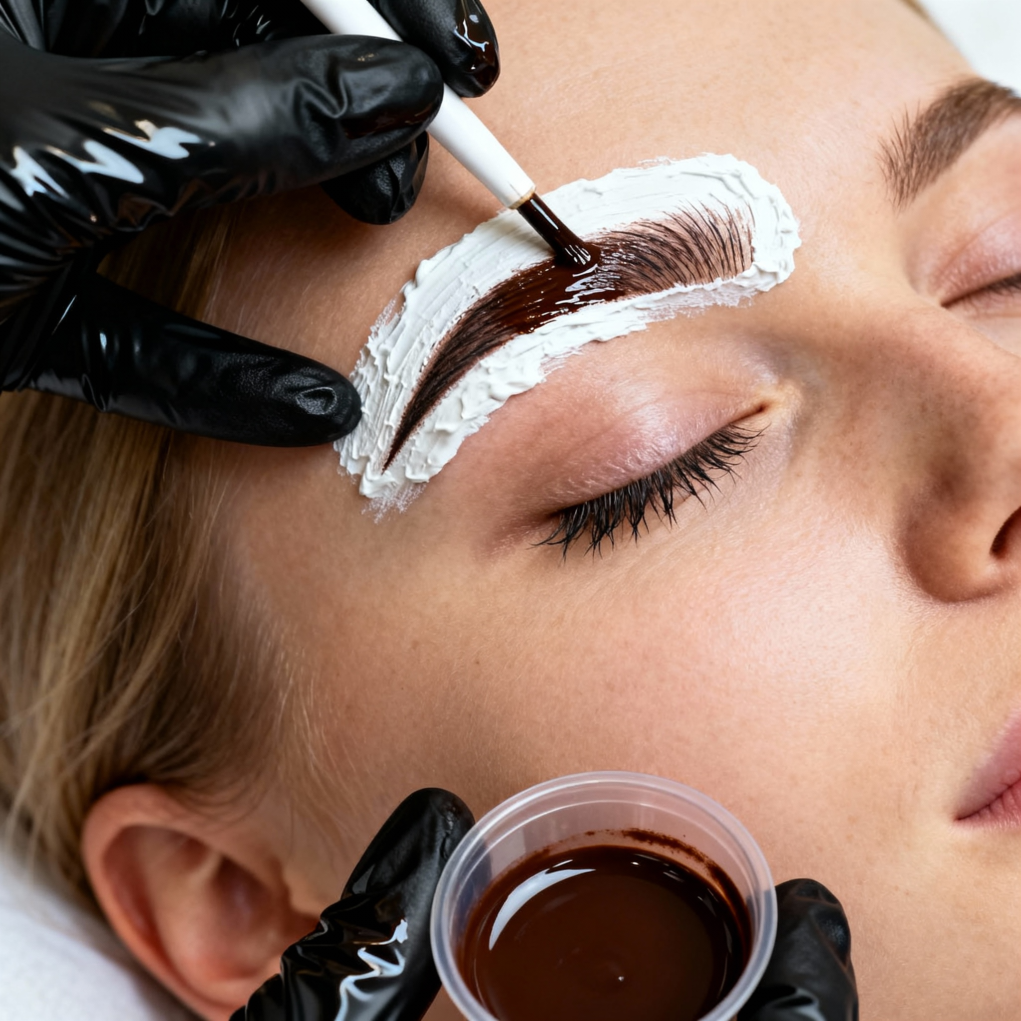 Farging av vipper og bryn