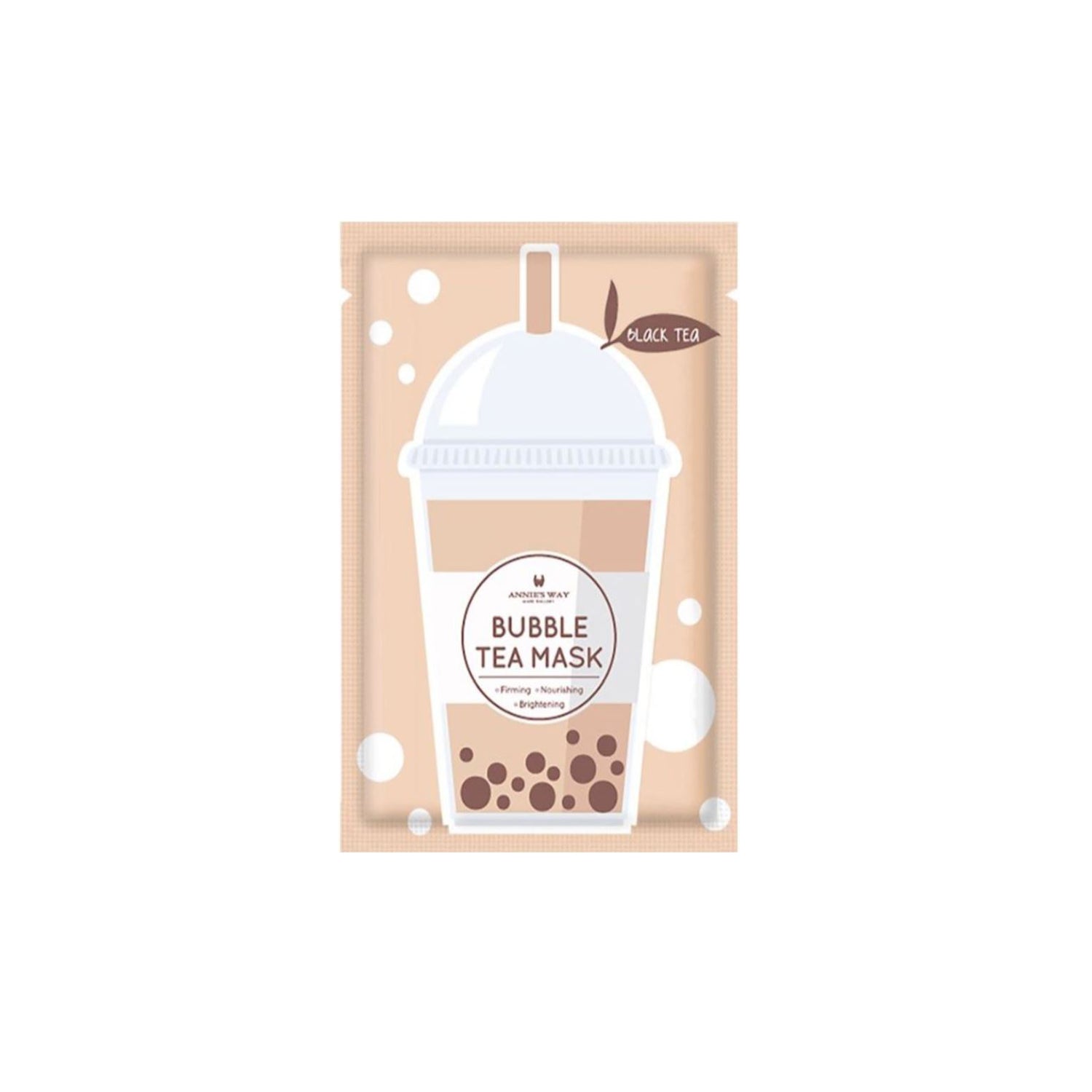 ANNIE`S WAY BLACK TEA BUBBLE TEA MASK 1