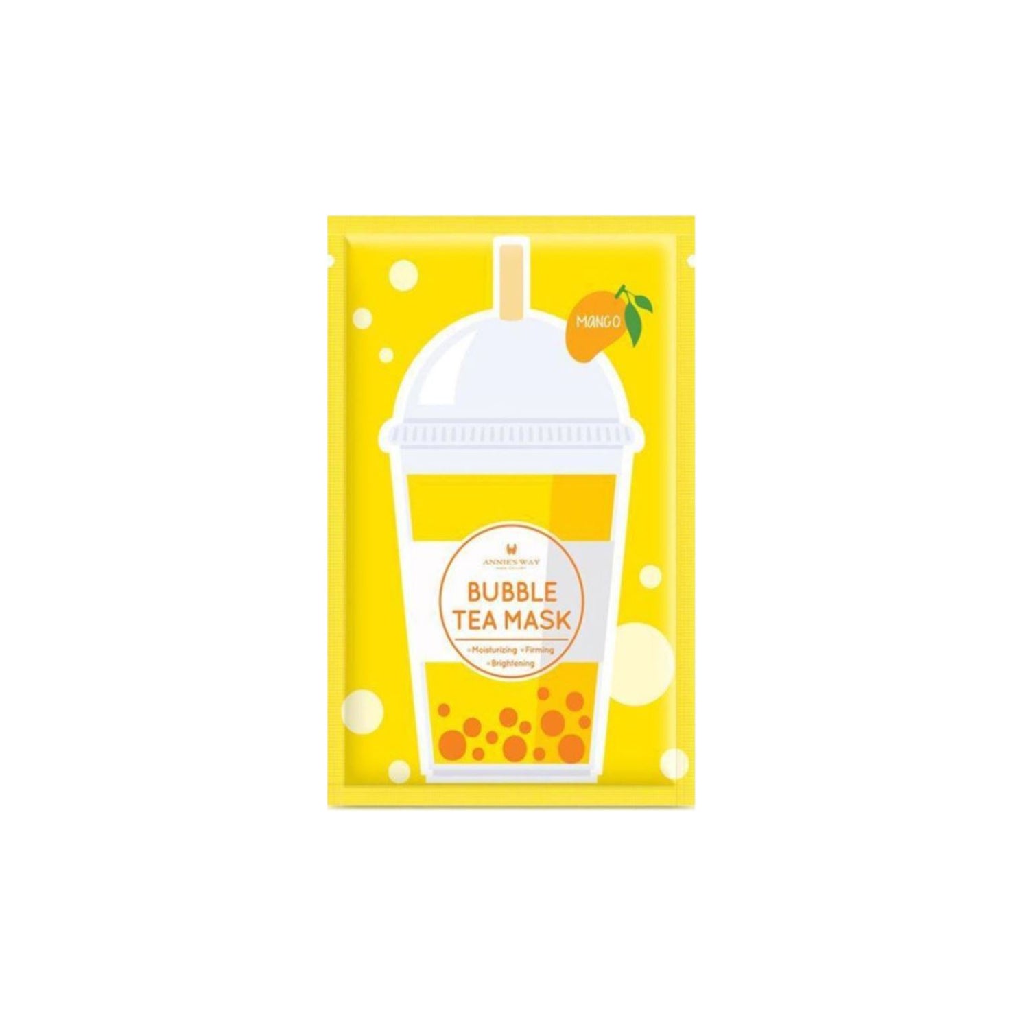 ANNIE`S WAY MANGO BUBBLE TEA MASK 1