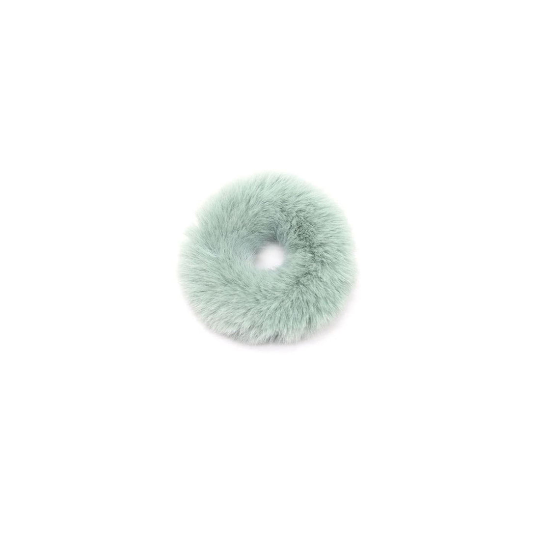 BEAUTY MALL FLUFFY HAIR TIE - MINT 1