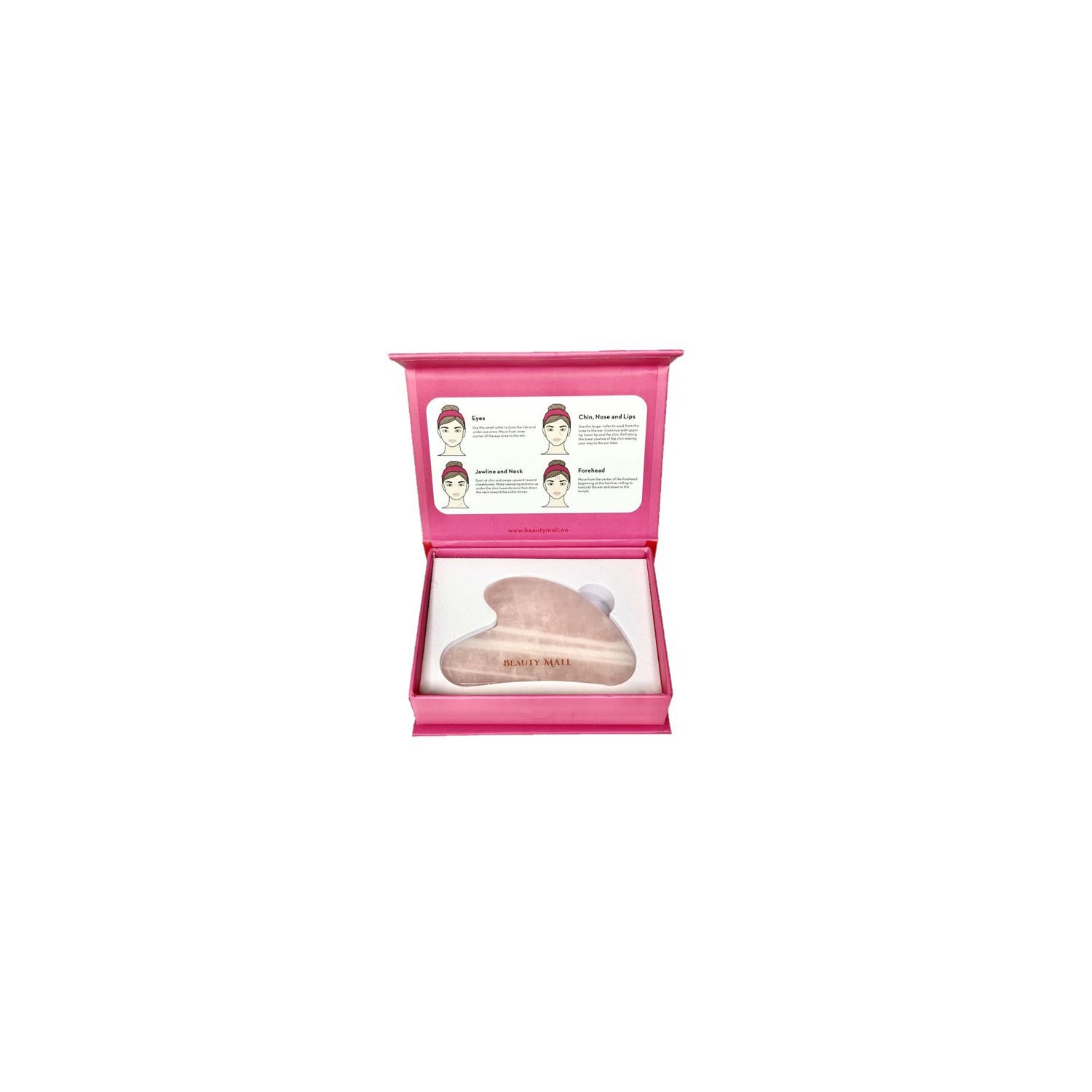 BEAUTY MALL- PREMIUM ROSE QUARTZ GUA SHA