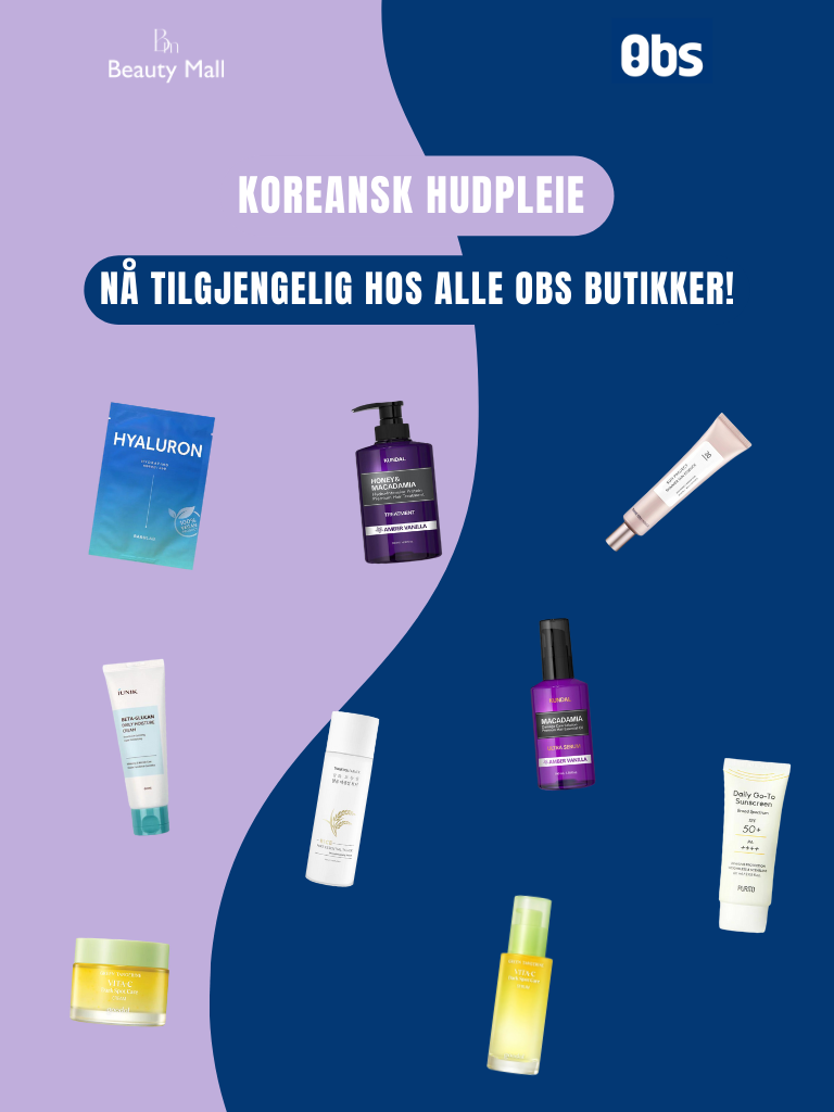 Koreansk hudpleie i butikk i Norge