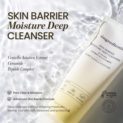 Ongredients Skin Barier Moisture Deep Cleanser