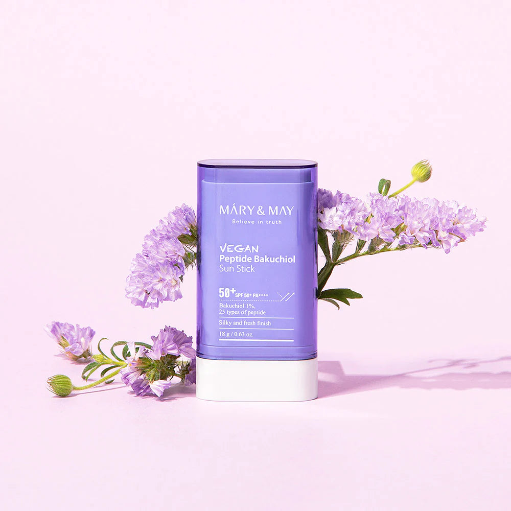 Mary &amp; May Vegan Peptide Bakuchiol Sun Stick SPF50+ PA++++