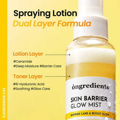 Ongredients Skin Barrier Glow Mist