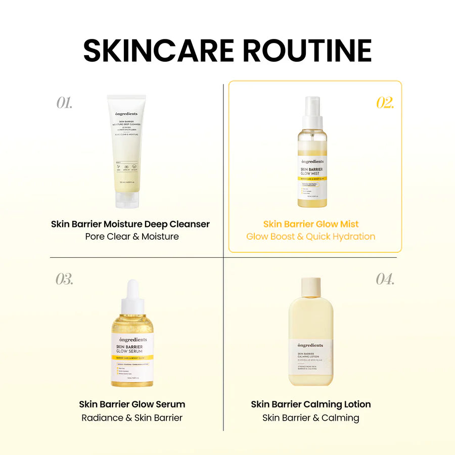 Ongredients Skin Barrier Glow Mist