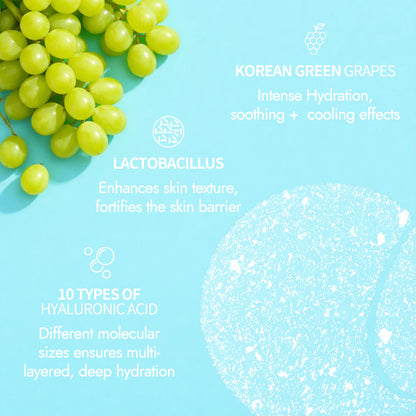 Thank You Farmer Grape Aqua Hyaluron Biome Jelly Eye Patch