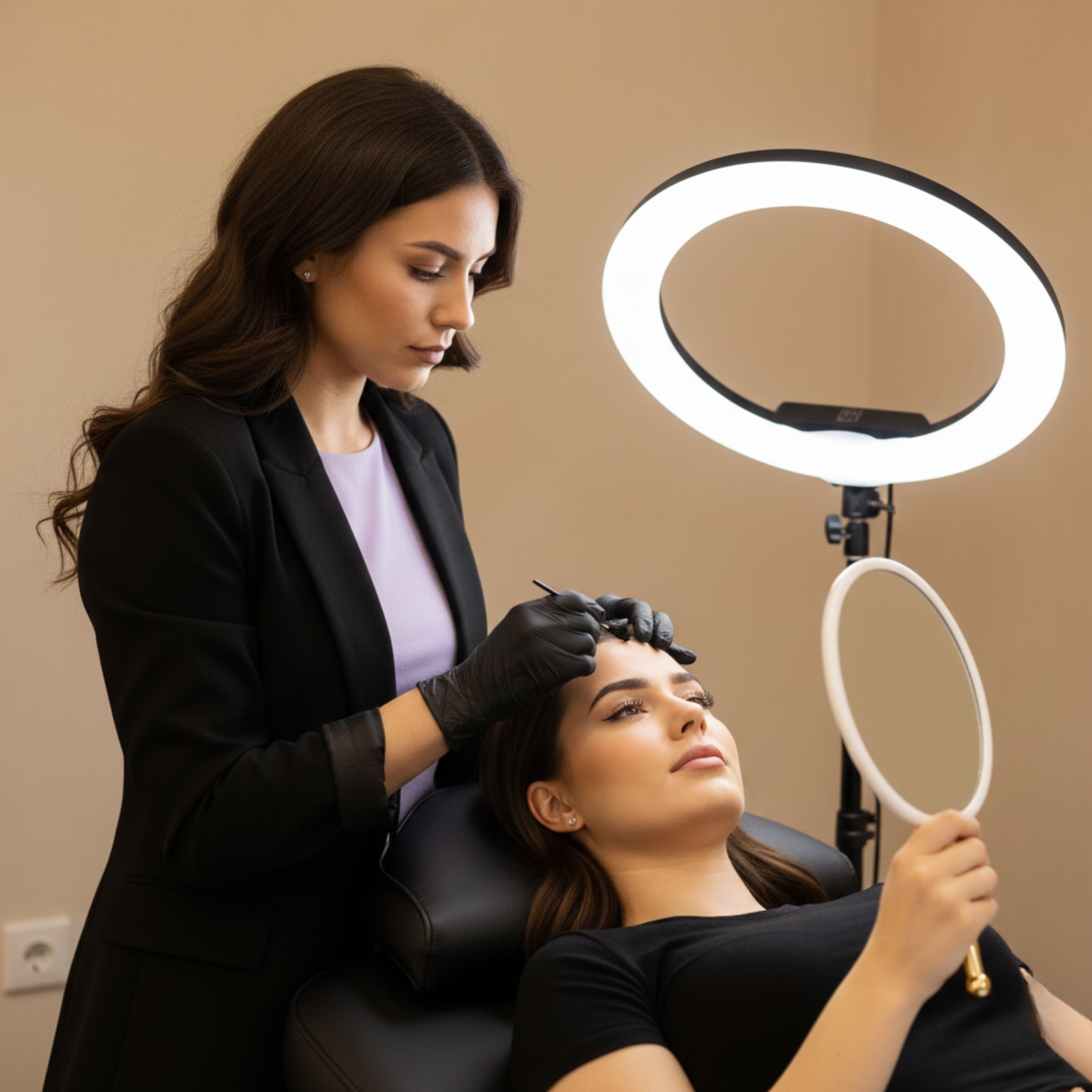 Farging av vipper og bryn