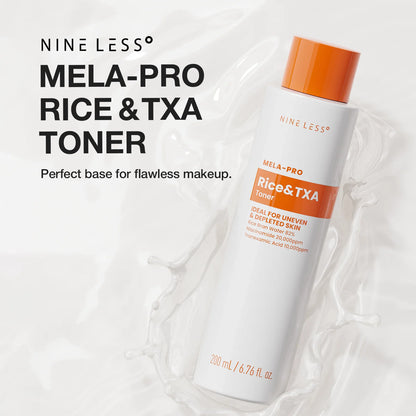 Nine Less Mela-Pro Rice &amp; TXA Toner