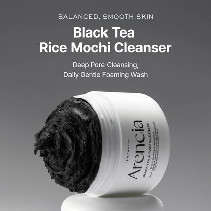 Arencia Black Tea &amp; Yuzu Rice Mochi Cleanser 120g