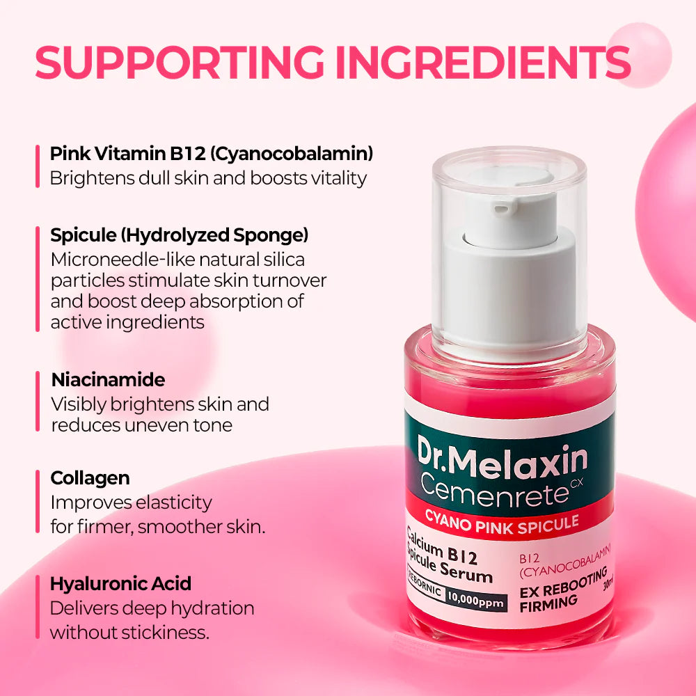 Dr. Melaxin Cemenrete Cyano Pink Spicule Serum