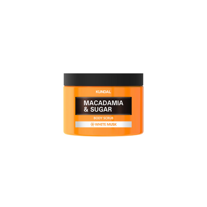 Kundal Macadamia &amp; Sugar Body Scrub White Musk 230g