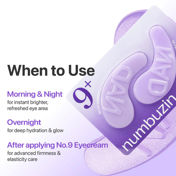 Numbuzin No.9 NAD Collagen Under Eye Patches