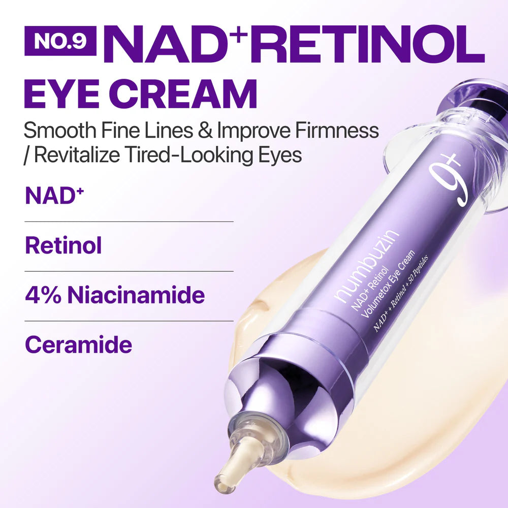 Numbuzin No.9 NAD Retinol Volumetox Eye Cream