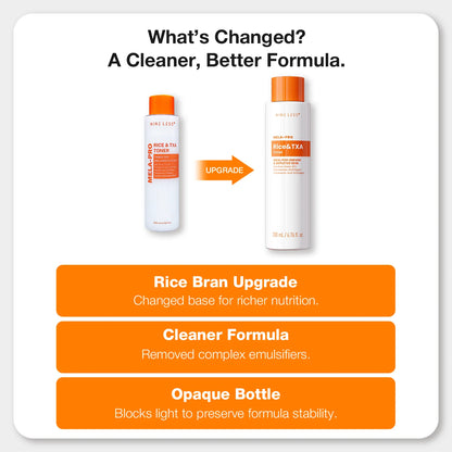 Nine Less Mela-Pro Rice &amp; TXA Toner