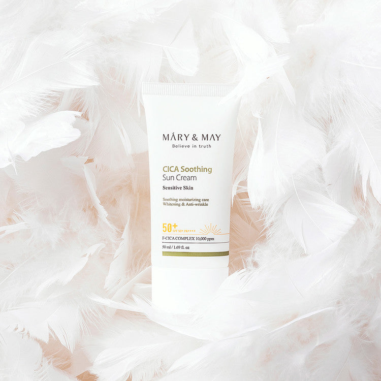 Mary &amp; May Cica Soothing Sun Cream SPF50+ PA++++