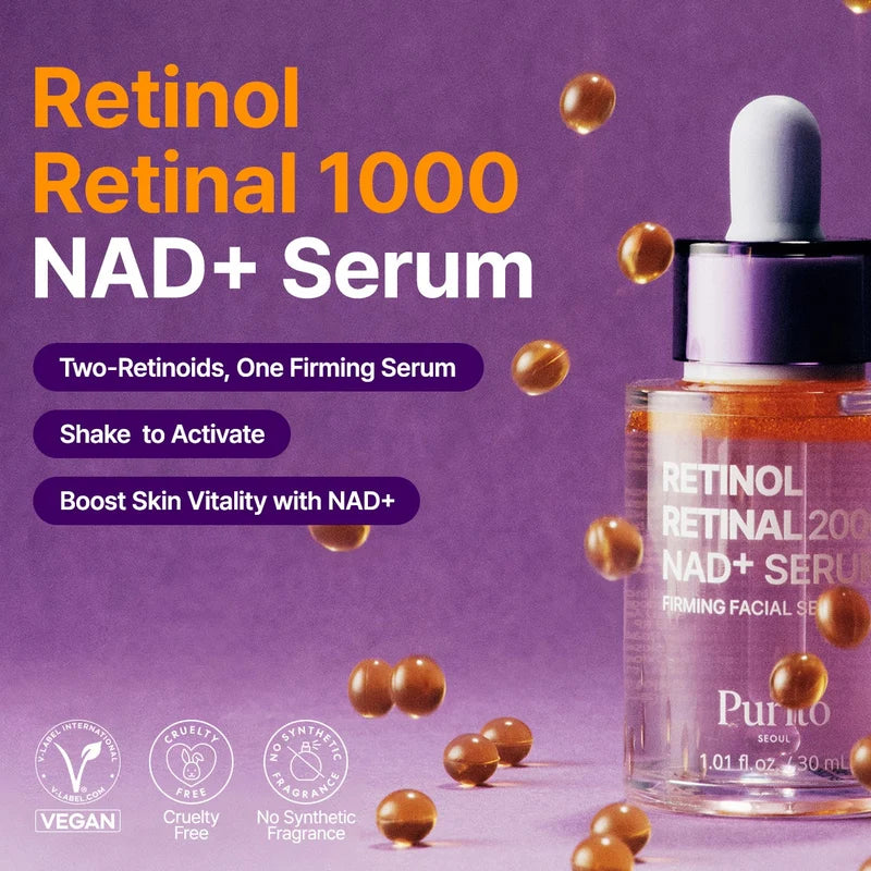 Purito Retinol Retinal 2000 NAD+ Serum