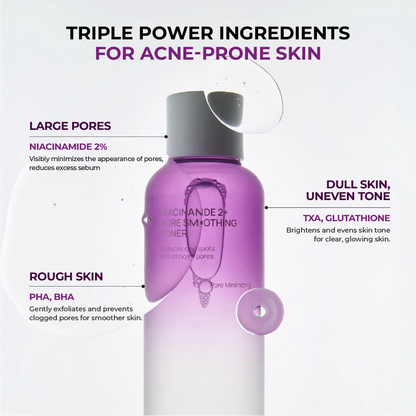 Jumiso Niacinamide 2+ Pore Smoothing Toner