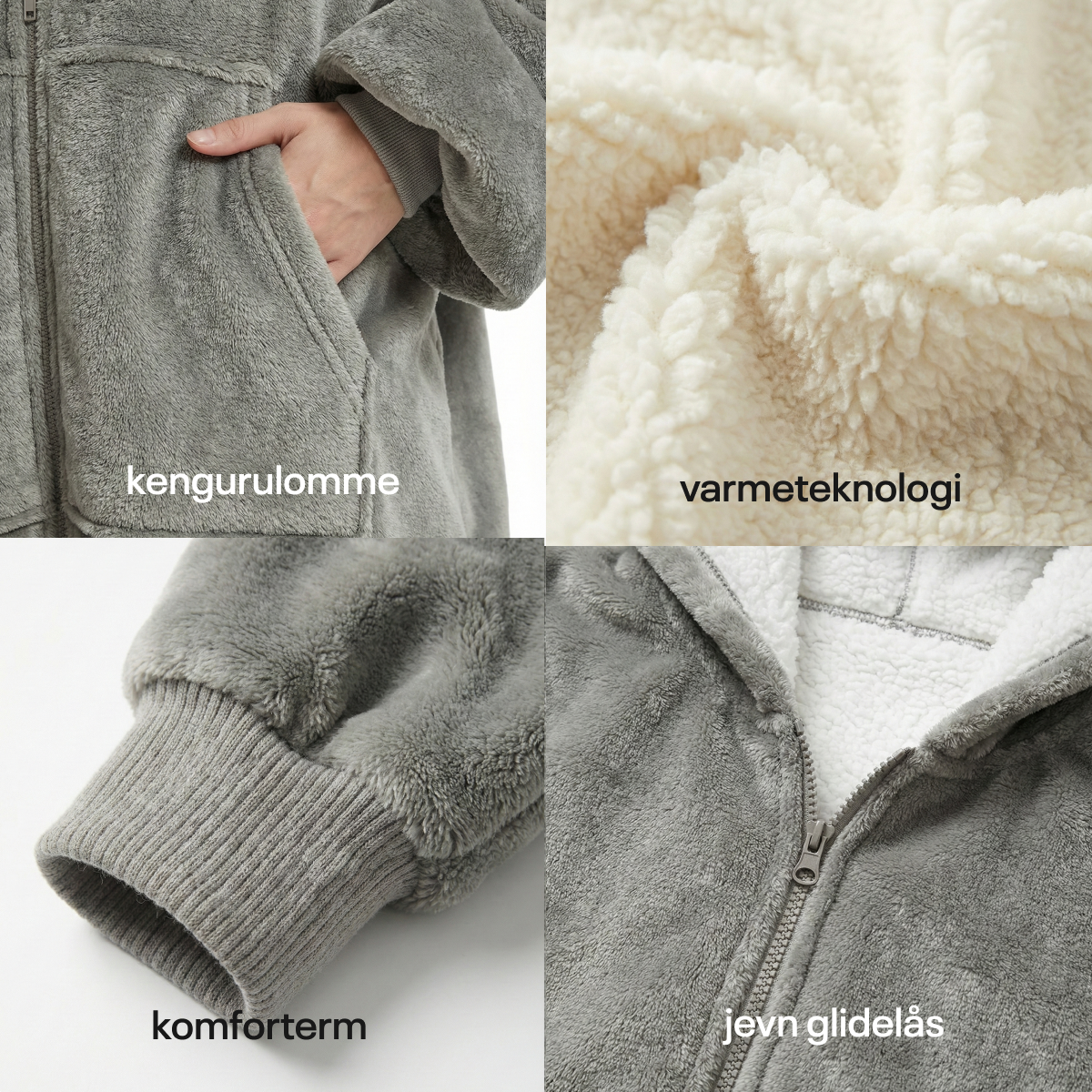 Beauty Mall Kosegenser I Flanell – Marineblå