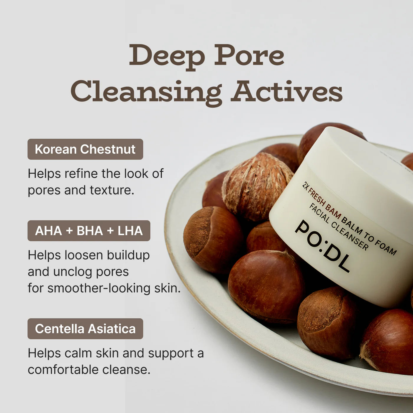 PO:DL 2X Fresh Bam Balm To Foam Cleanser