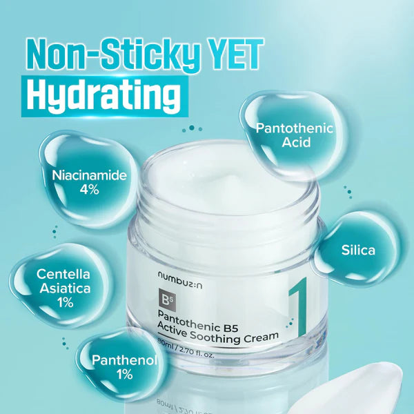 Numbuzin No.1 Pantothenic B5 Active Soothing Cream