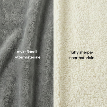 Beauty Mall Kosegenser I Flanell – Hvit Med Dyremønster