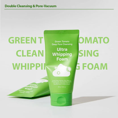 Sungboon Editor Green Tomato Deep Pore Cleansing Ultra Whipping Foam